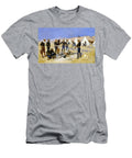 1 Roasting the Christmas Beef in a Cavalry Camp Frederic Remington T-Shirt