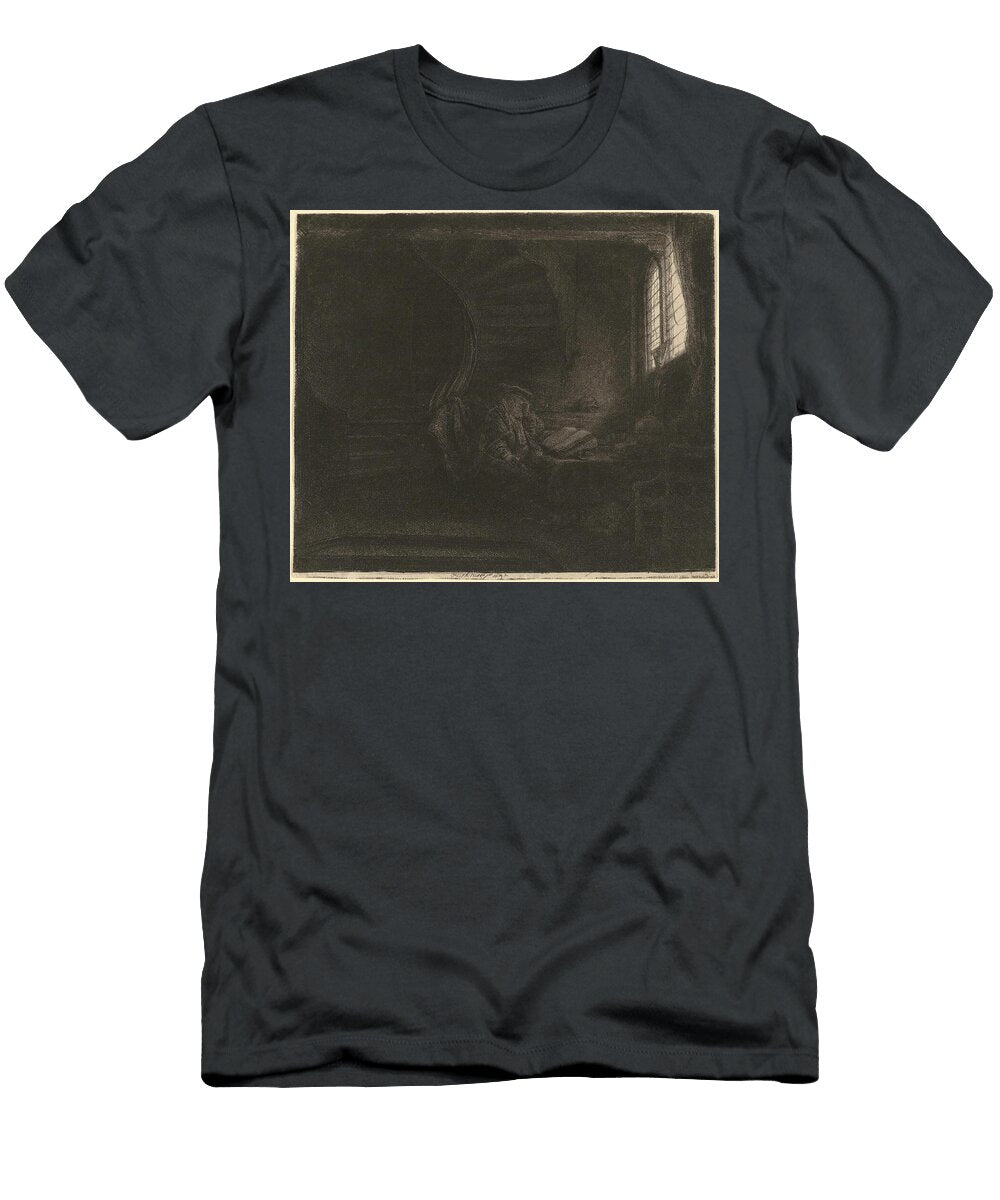 1 Saint Jerome in a Dark Chamber 0004 Rembrandt T-Shirt