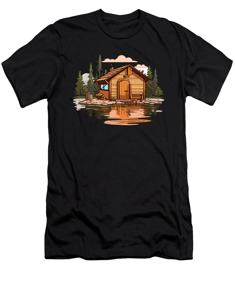 1 Sauna T Finnish Sauna Wellness for Sauna Lovers Benjamin Burkert T-Shirt
