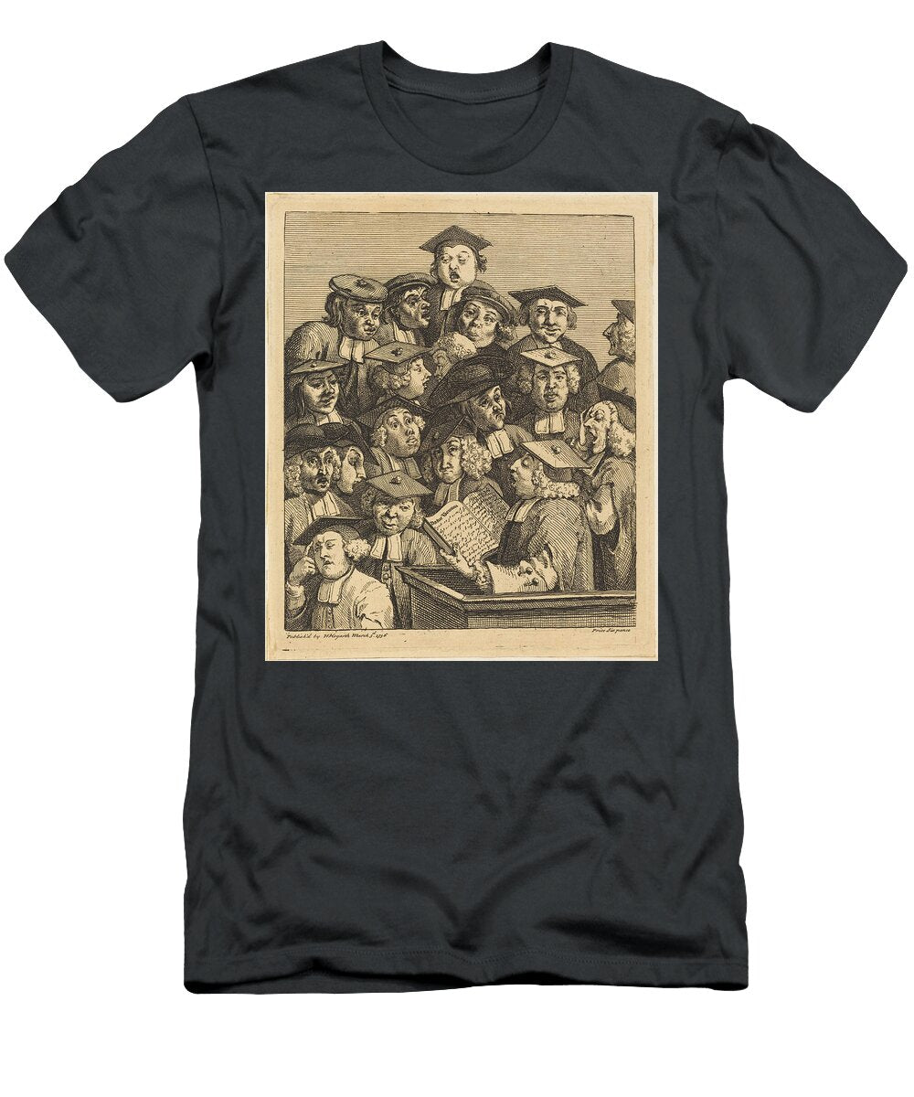 1 Scholars At a Lecture William Hogarth T-Shirt