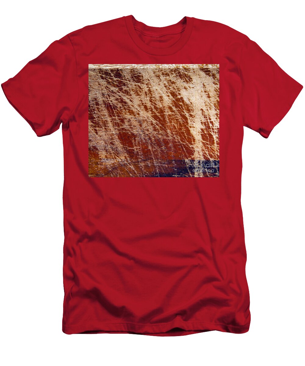 1 Scratched Wood Texture Tim Hester T-Shirt