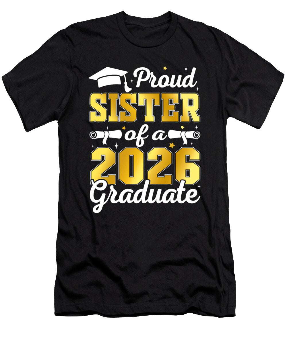 1 Senior 2026 Proud Sister of a 2026 Graduate Coami Tacti T-Shirt