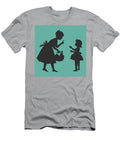 1 Silhouette of Mother and Girl Csa Images T-Shirt