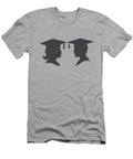 1 Silhouettes of Male and Female Graduates Csa Images T-Shirt