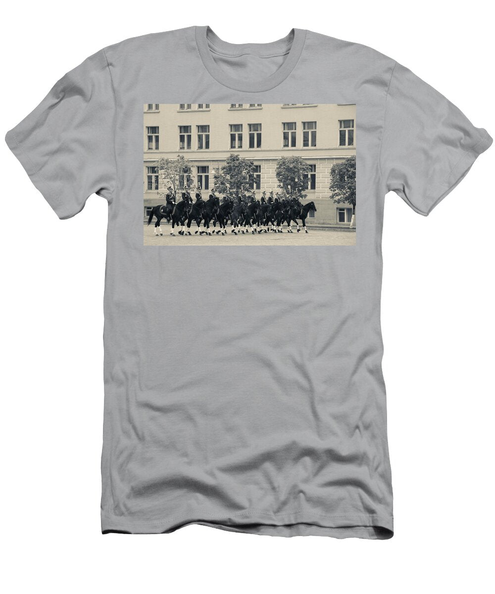 1 Soldiers of the Presidential Regimental Panoramic Images T-Shirt
