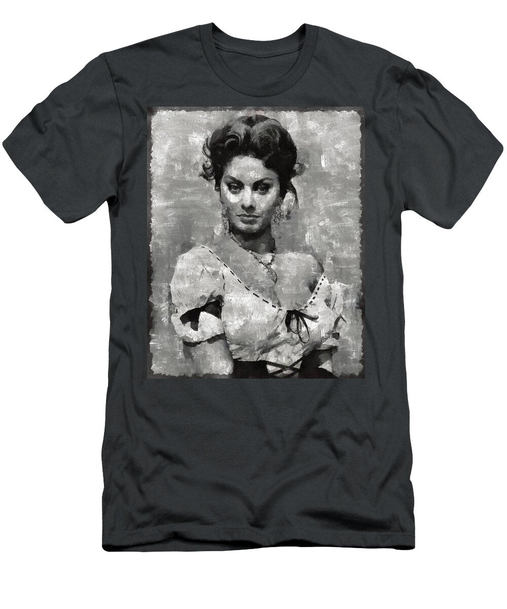 1 Sophia Loren Hollywood Actress Mary Bassett T-Shirt