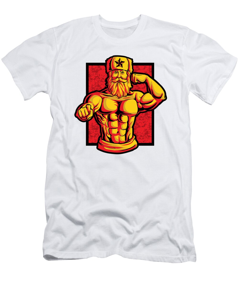 1 Soviets At the Gym Fitness Training Muscles Siegfried Czerny T-Shirt