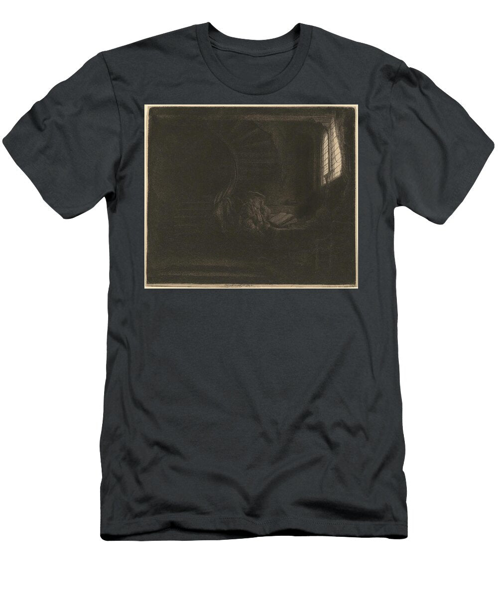 1 St Jerome in a Dark Chamber 0007 Rembrandt T-Shirt