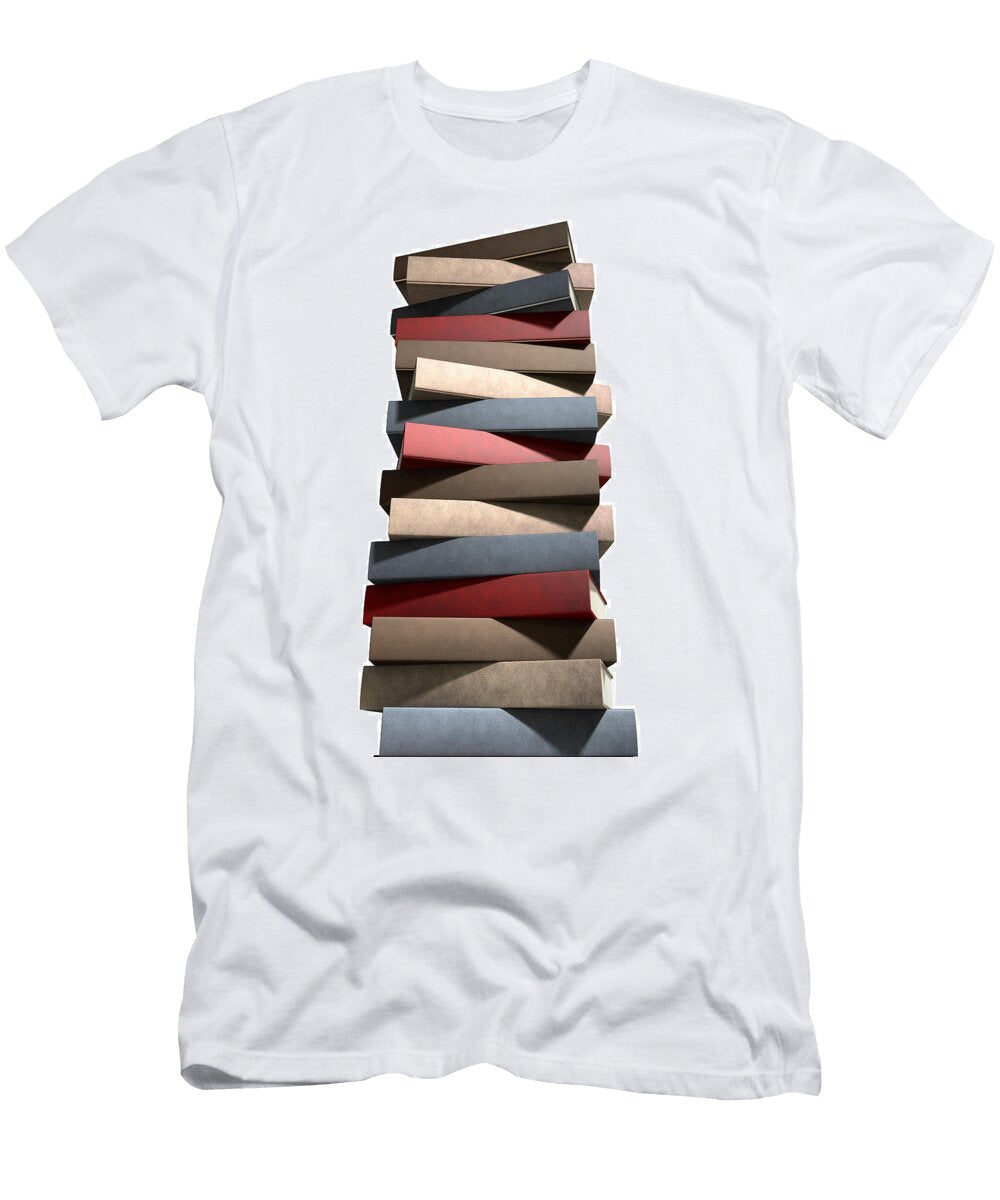 1 Stack of Generic Leather Books Allan Swart T-Shirt