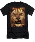 1 Stay Hungry Lion Hustle Gym Success Motivational Matthew Chan T-Shirt