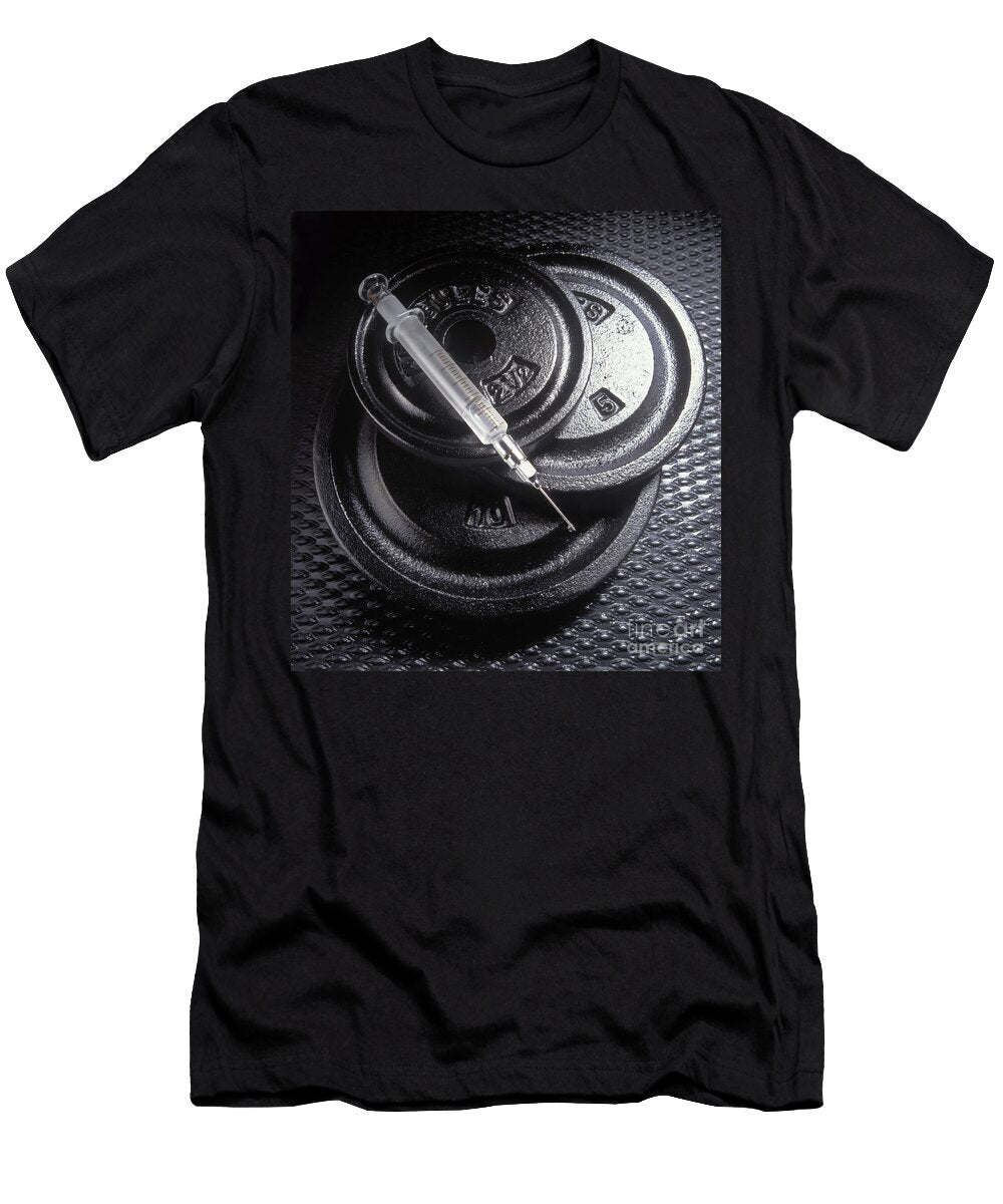 1 Steroid Use in Weightlifting George Mattei T-Shirt