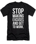 1 Stop Making Excuses Success Motivational Matthew Chan T-Shirt