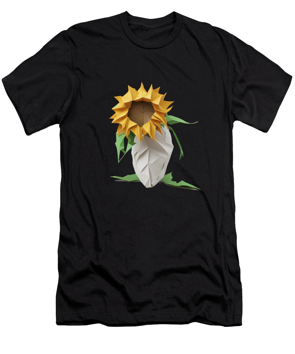 1 Sunflower Origami About Passion Art T-Shirt