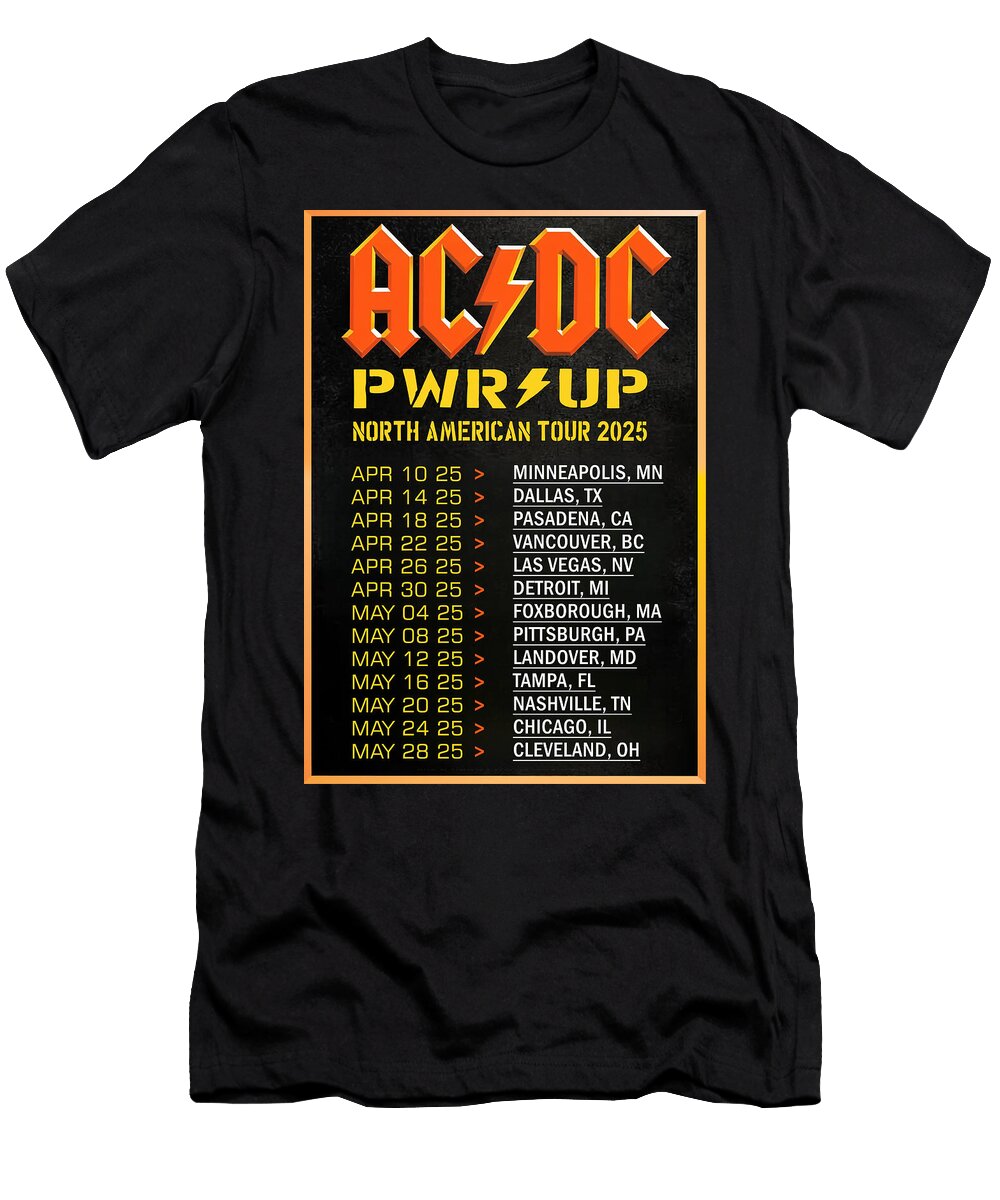 1 the ACDC Power Up North American Tour 2025 Affa Nana T-Shirt