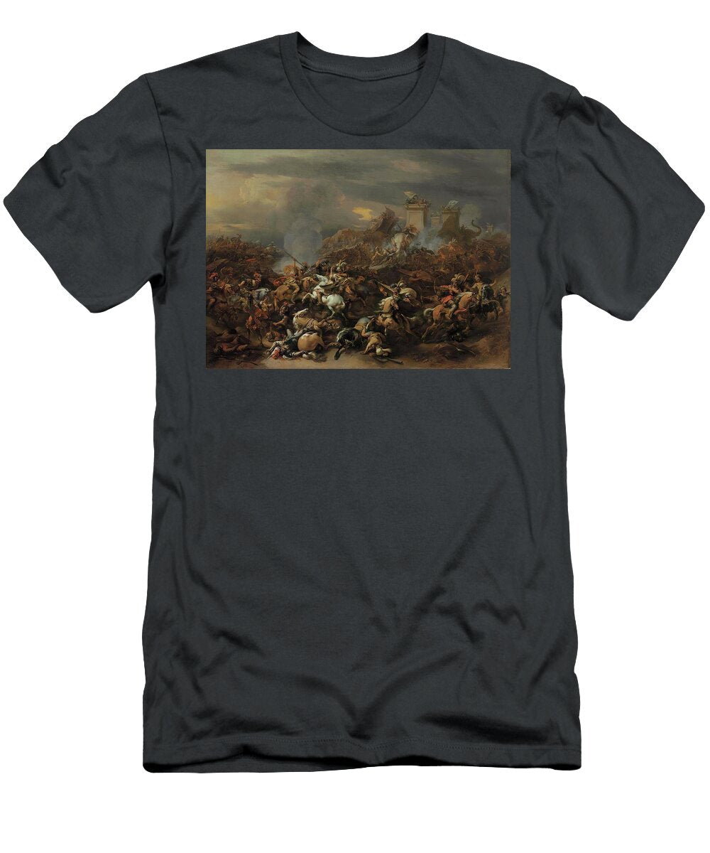 1 the Battle Between Alexander and Porus Nicolaes Pietersz Berchem T-Shirt