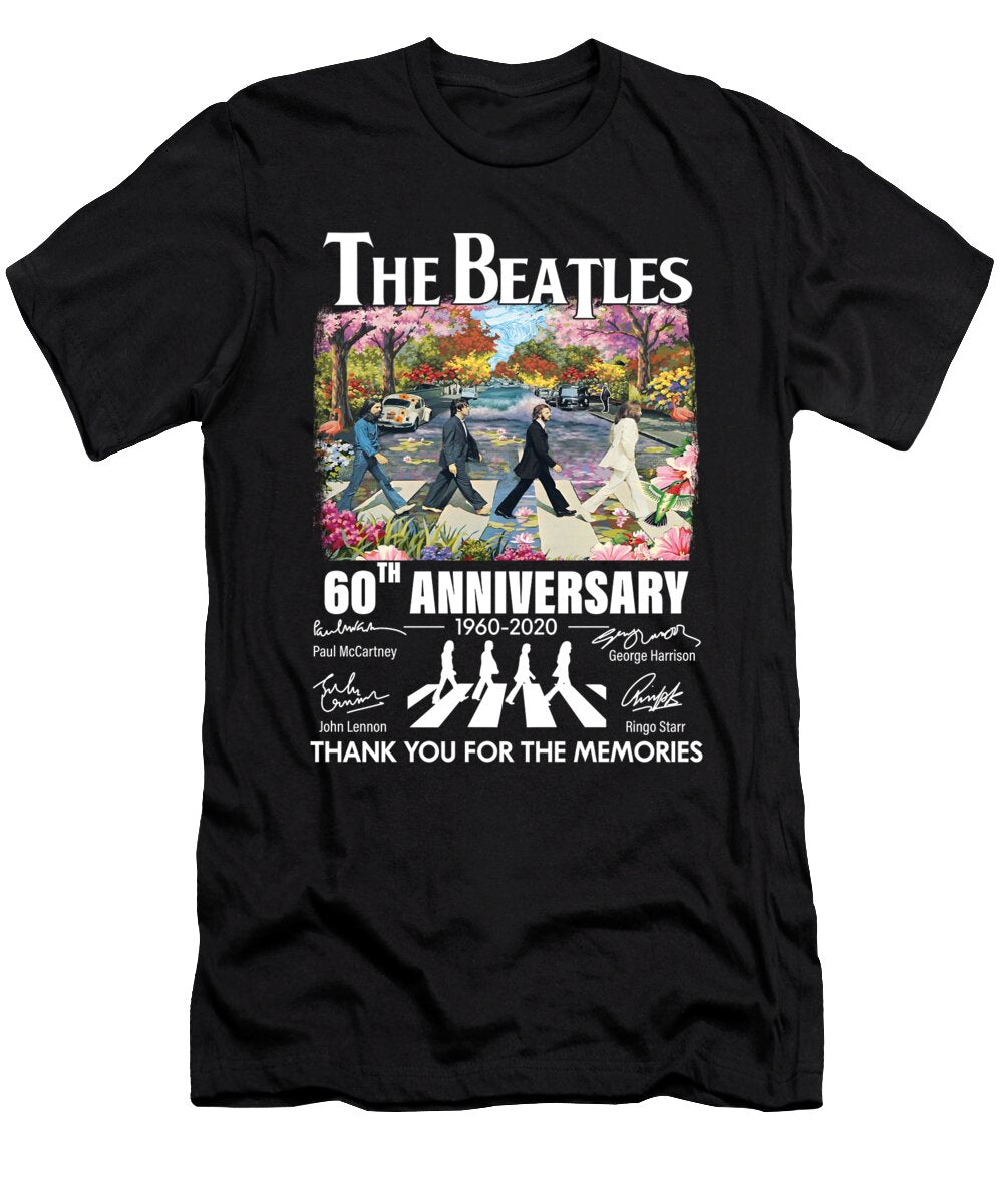 1 the Beatles 60th Anniversary Thanks for the Memories Thh T-Shirt