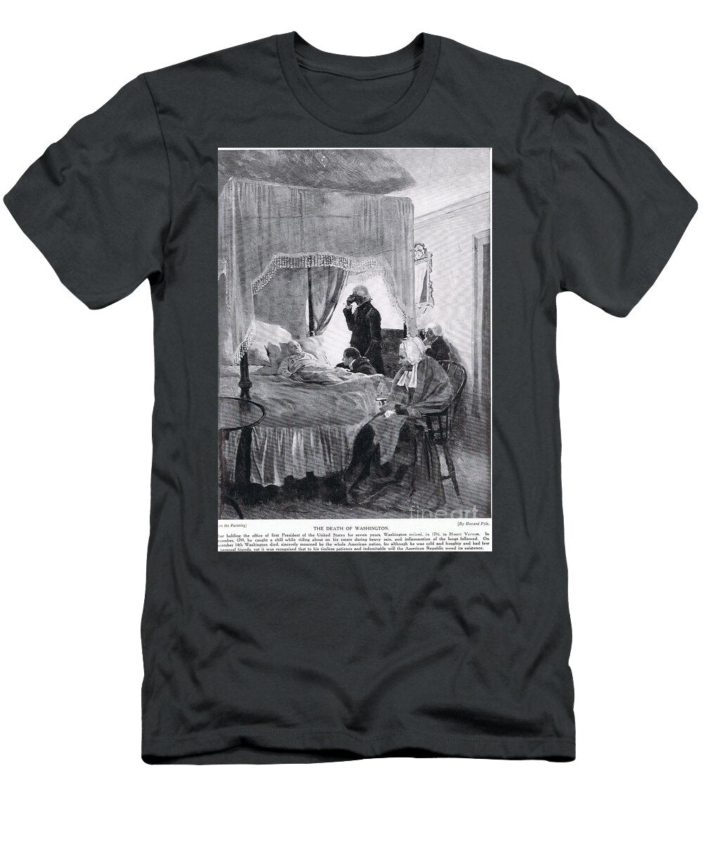 1 the Death of Washington At Mount Vernon 14th December 1799 Howard Pyle T-Shirt
