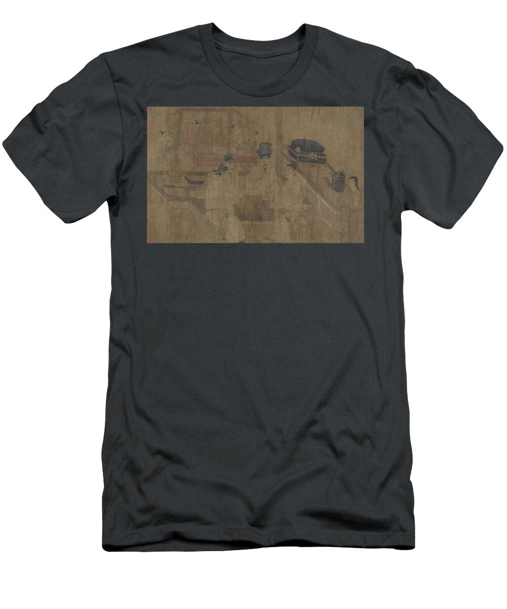 1 the Double Screen Emperor Li Jing Watching His Brothers Play Weiqi Zhou Wenju T-Shirt