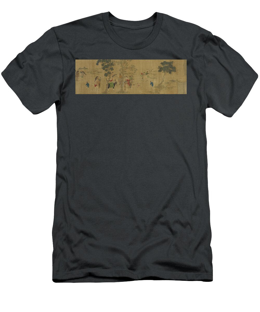 1 the Eighteen Scholars At a Literary Gathering Qian Xuan T-Shirt
