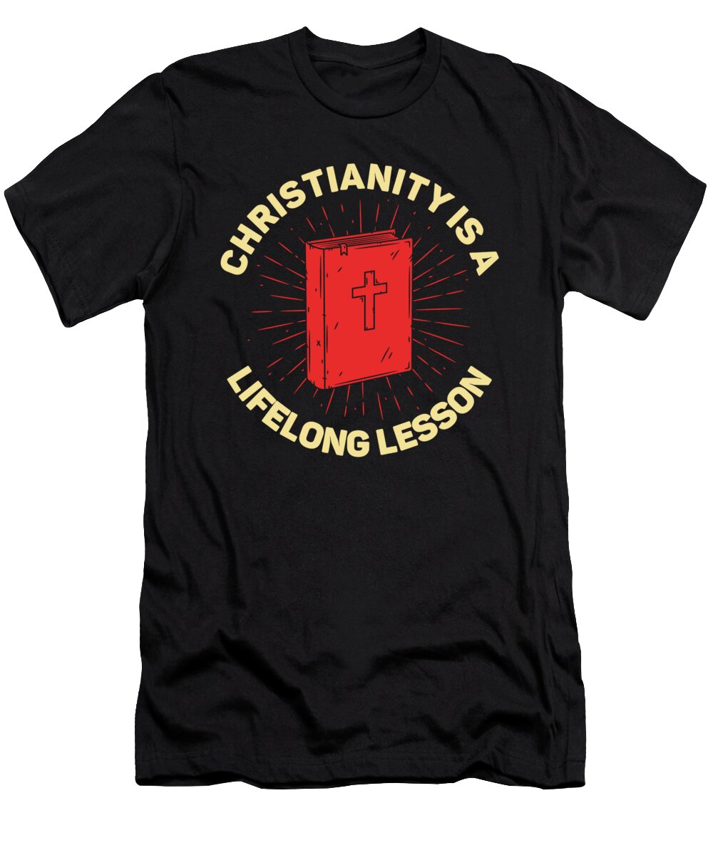 1 Theology Bible Study Christianity Christian Teacher Crazy Squirrel T-Shirt
