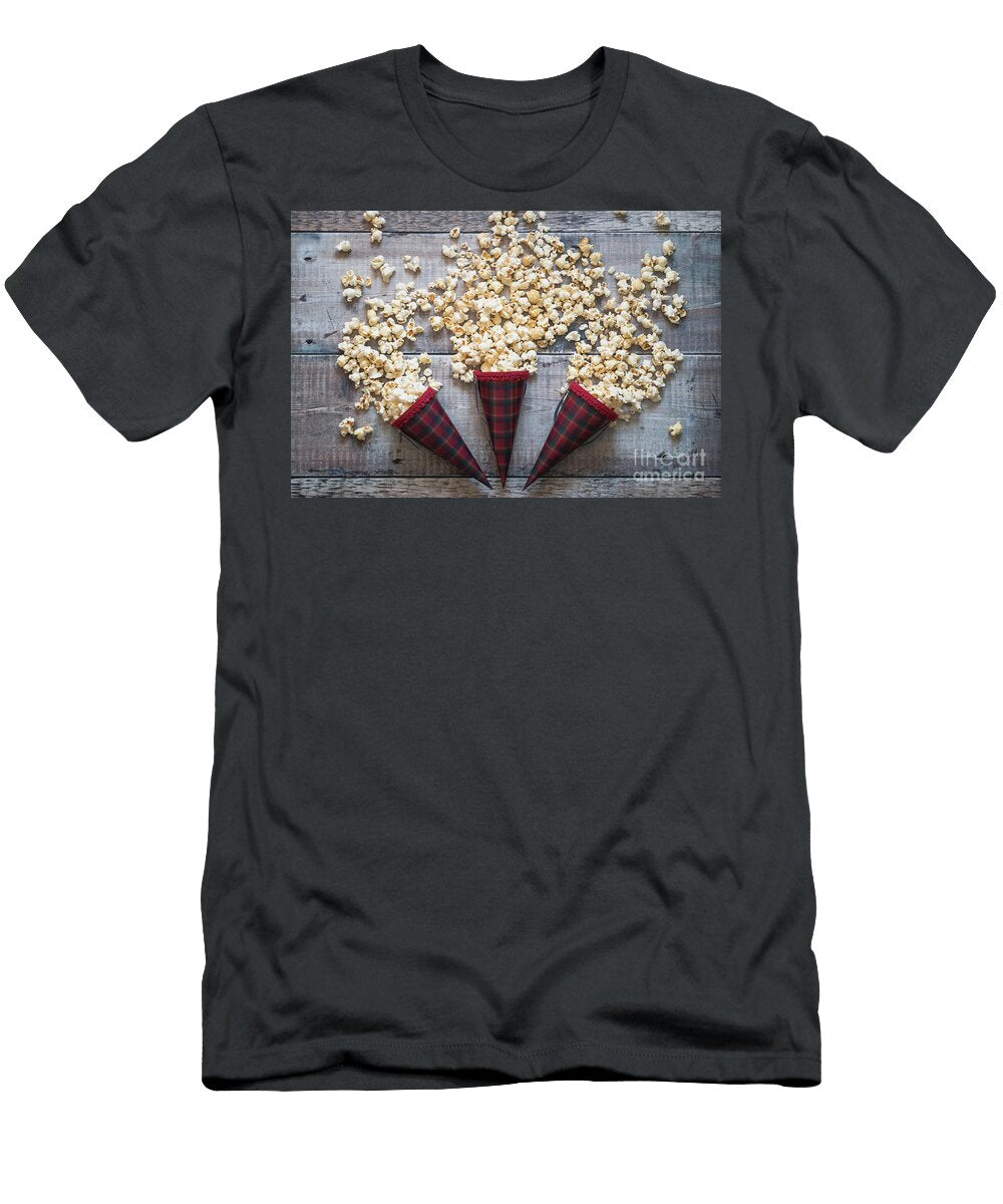 1 Three Popcorn Cones Flat Lay Jane Rix T-Shirt