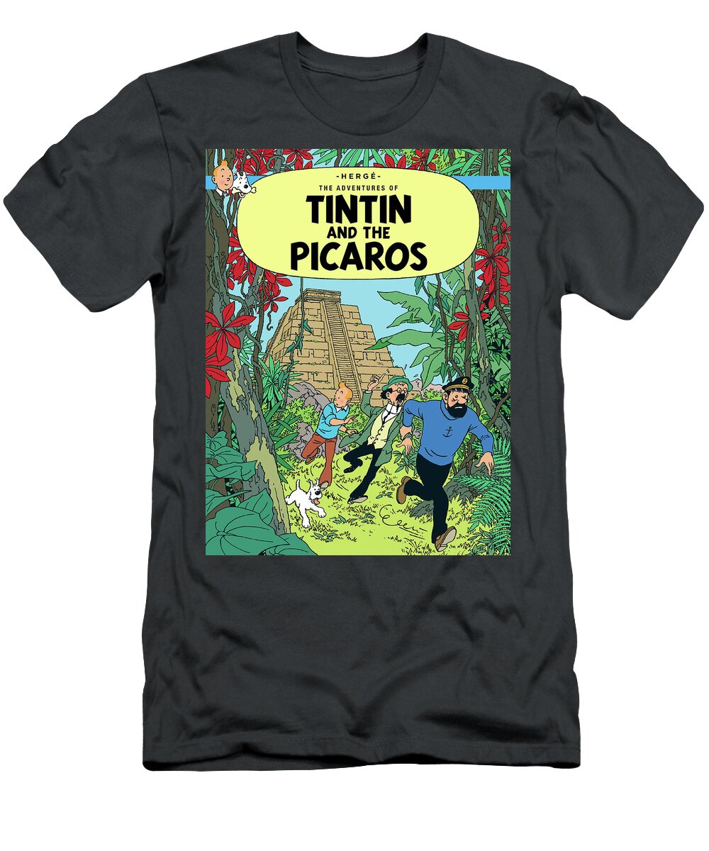 1 Tintin and the Picaros Hegre T-Shirt