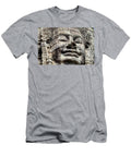 1 Tree Inside Ta Prohm Temple in Cambodia Rick Neves T-Shirt
