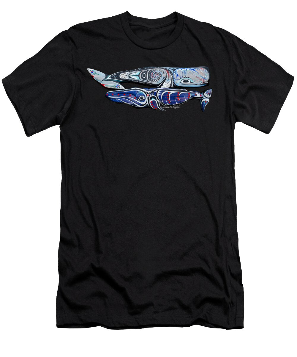 1 Two Whale Planks Corinna English T-Shirt
