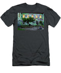 1 Underwater Graffiti on Studio At Metelkova City Autonomous Cultu Reimar Gaertner T-Shirt
