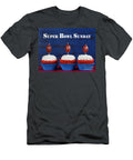 1 USA Theme Cupcakes with Football Candles Milleflore Images T-Shirt