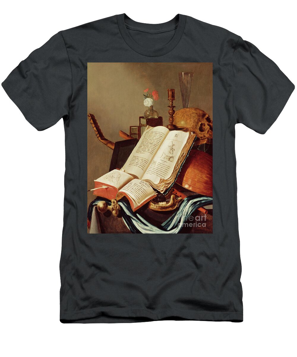 1 Vanitas Still Life Edwaert Colyer or Collier T-Shirt