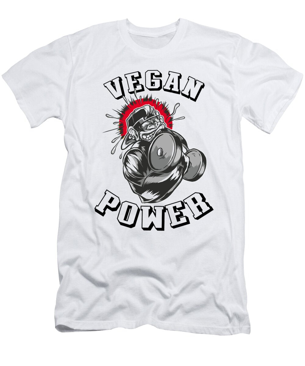 1 Vegan Fitness Athlete Sportswear Gorilla Benjamin Burkert T-Shirt