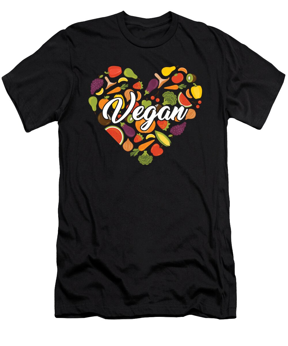 1 Veganism Vegetarian Foodie Veggies Health Fitness Gifts Vegan Thomas Larch T-Shirt