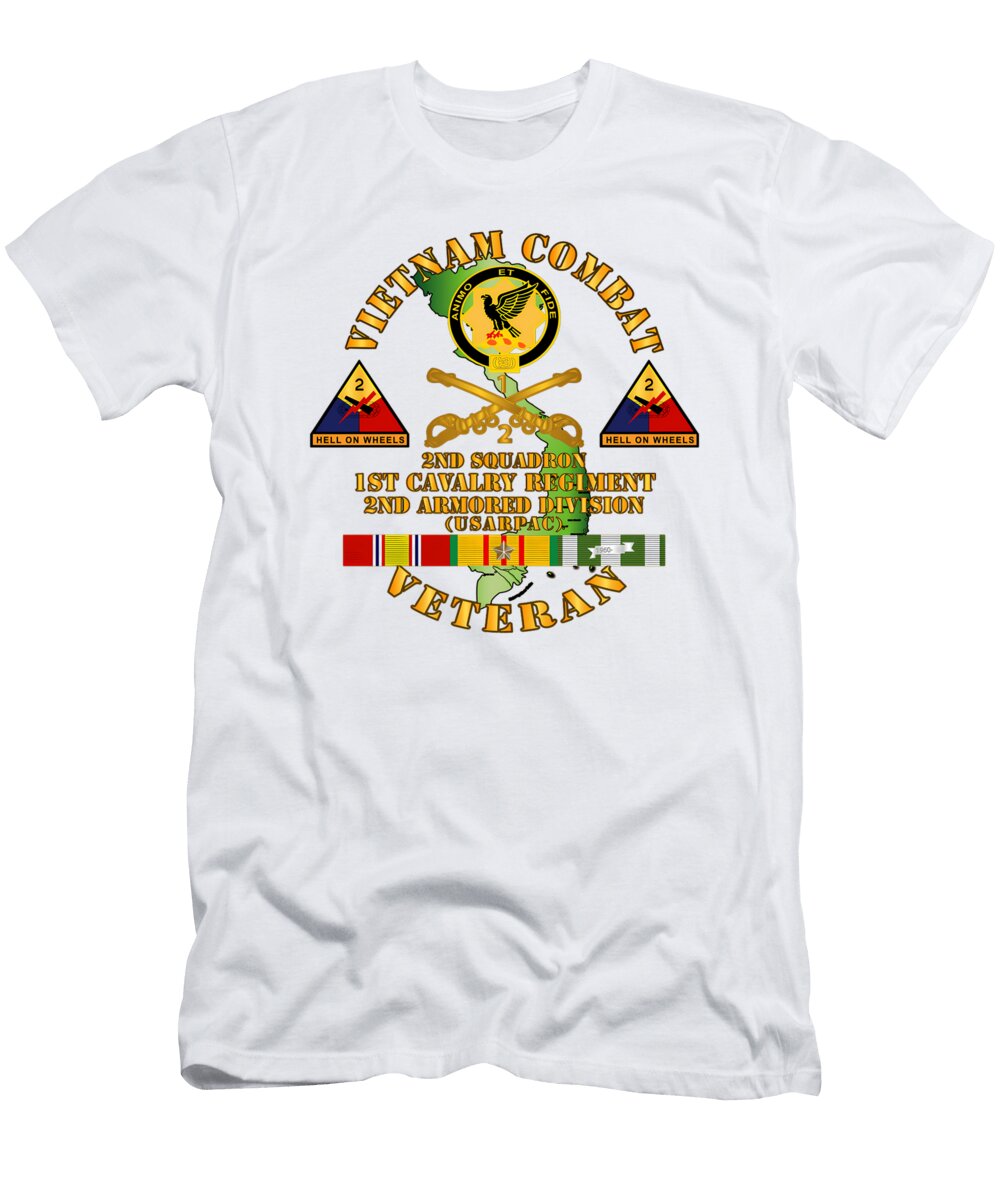 1 Vietnam Combat Veteran Emblem Milar Style T-Shirt