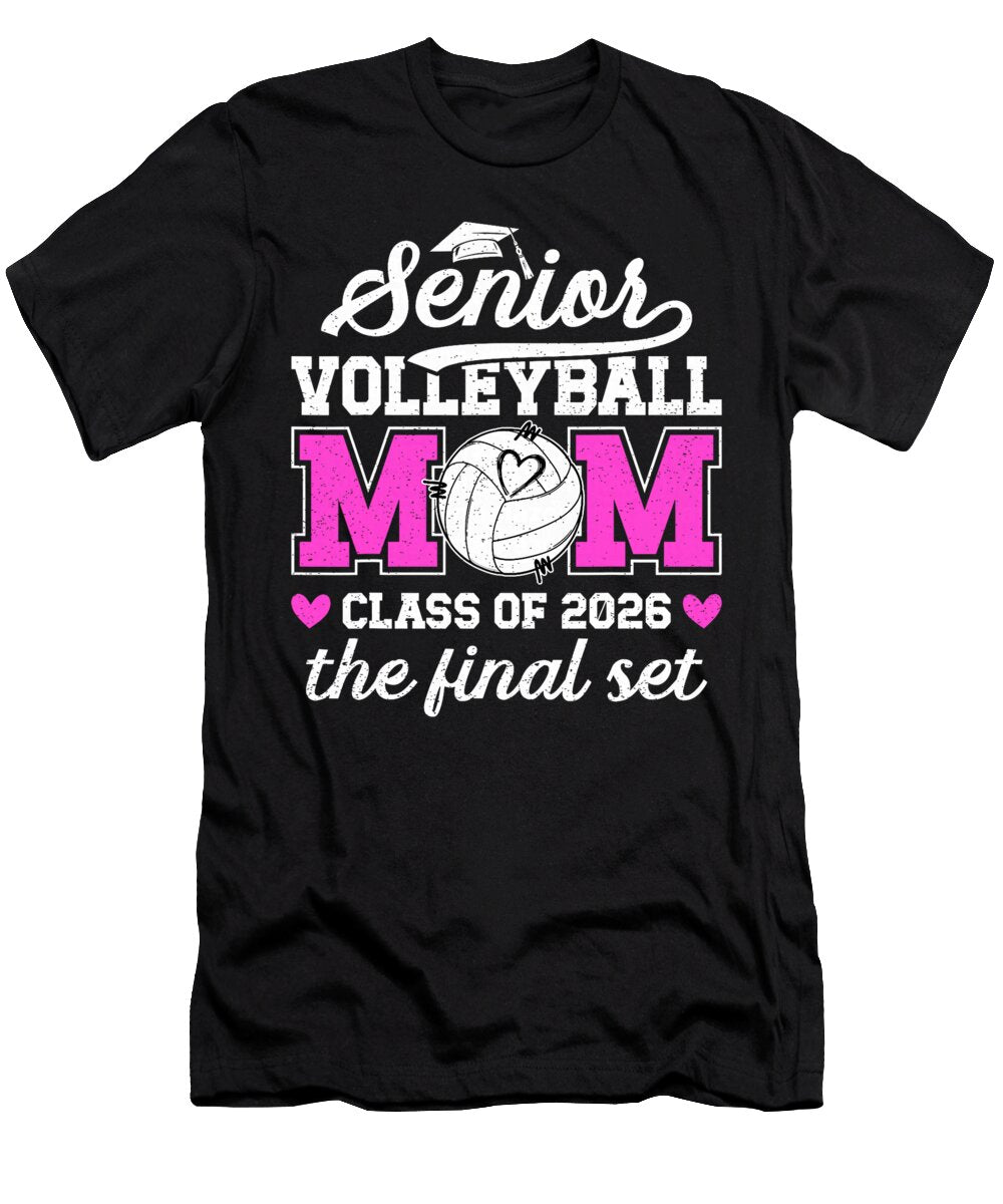 1 Volleyball Senior Mom Class of 2026 Volleyball Coami Tacti T-Shirt