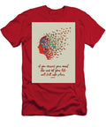 1 Watercolor Mind Quote Watercolor Print Flying Birds Quote Meditation Art Lao Tzu Yoga Print Psycholo Leith Huber T-Shirt