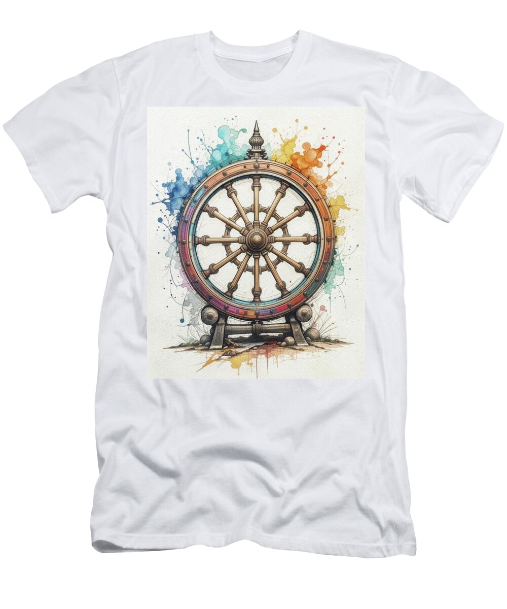 1 Wheel of Dharma Esoterica Art Agency T-Shirt