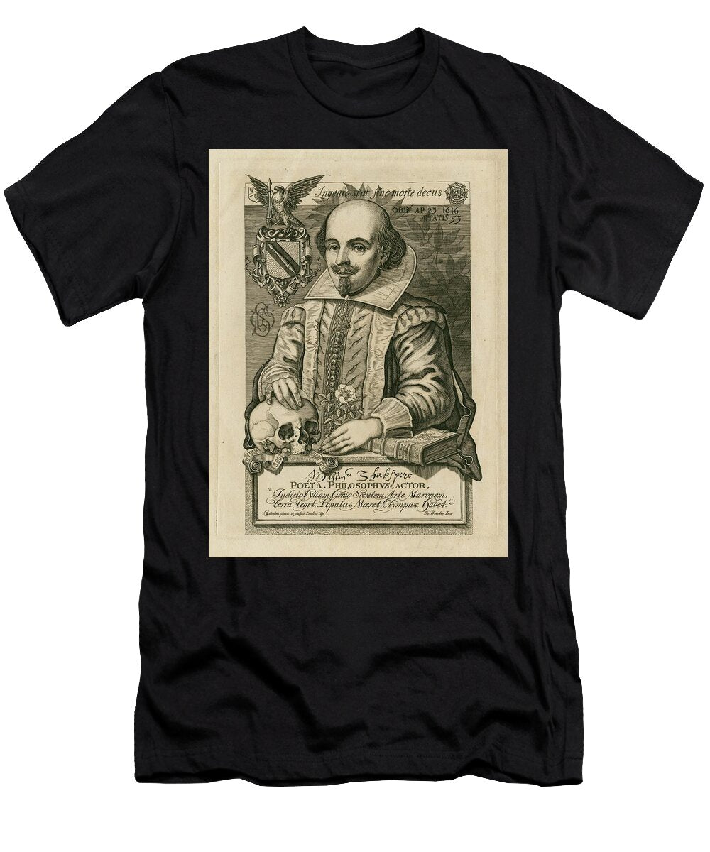 1 William Shakespeare Literary Legend Esoterica Art Agency T-Shirt