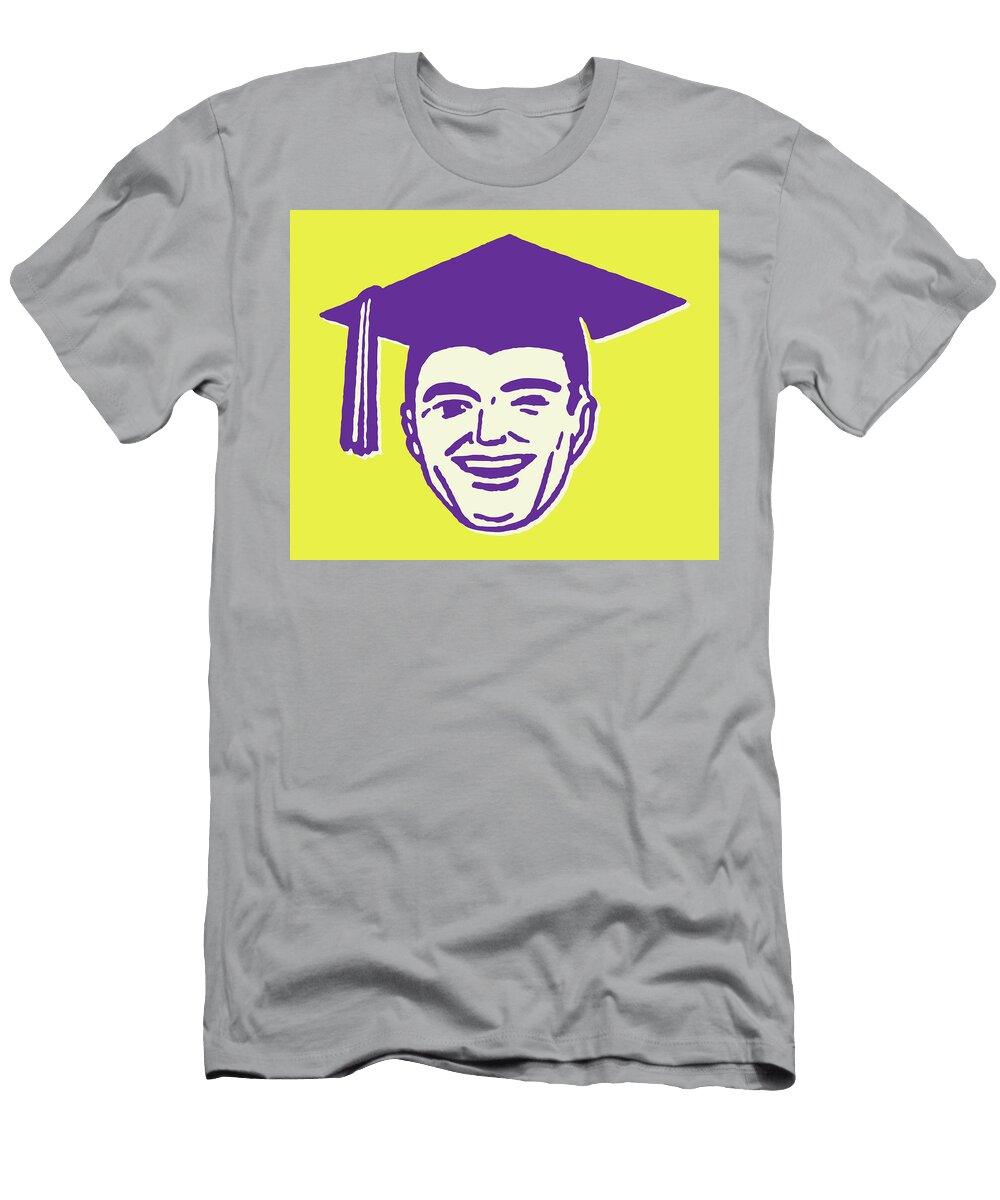 1 Winking Male Graduate Csa Images T-Shirt