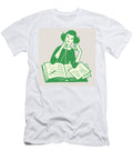 1 Woman with Books Csa Images T-Shirt