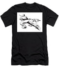 1 World War Two American Gi Soldier Aiming Firing Rifle Rear High Angle View Comics Style Drawing Aloysius Patrimonio T-Shirt