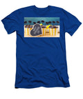 1 Yellow and Blue Theme Graduation Party Cupcakes with Cap Hats Toppers Milleflore Images T-Shirt