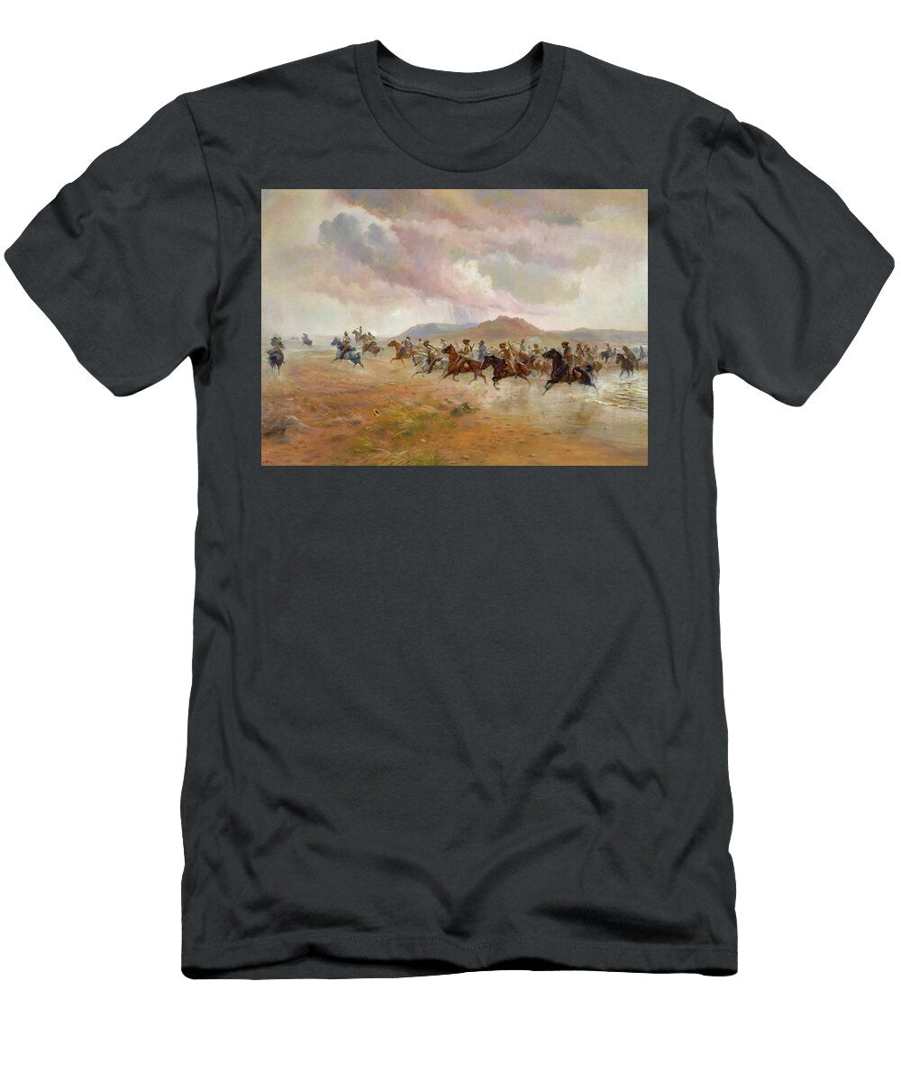 1 Yeomanry Scouts on the Veldt Elizabeth Southerden Thompson T-Shirt