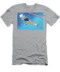 1 Young Woman Doing Water Aerobics in Indoor Pool Sporting Concept Maria Kray T-Shirt