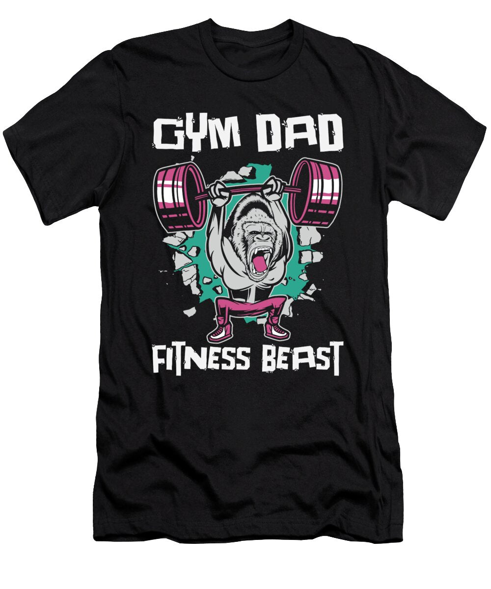 10 Fitness Fathers Day Gym Workout Training Coach Toms Store T-Shirt