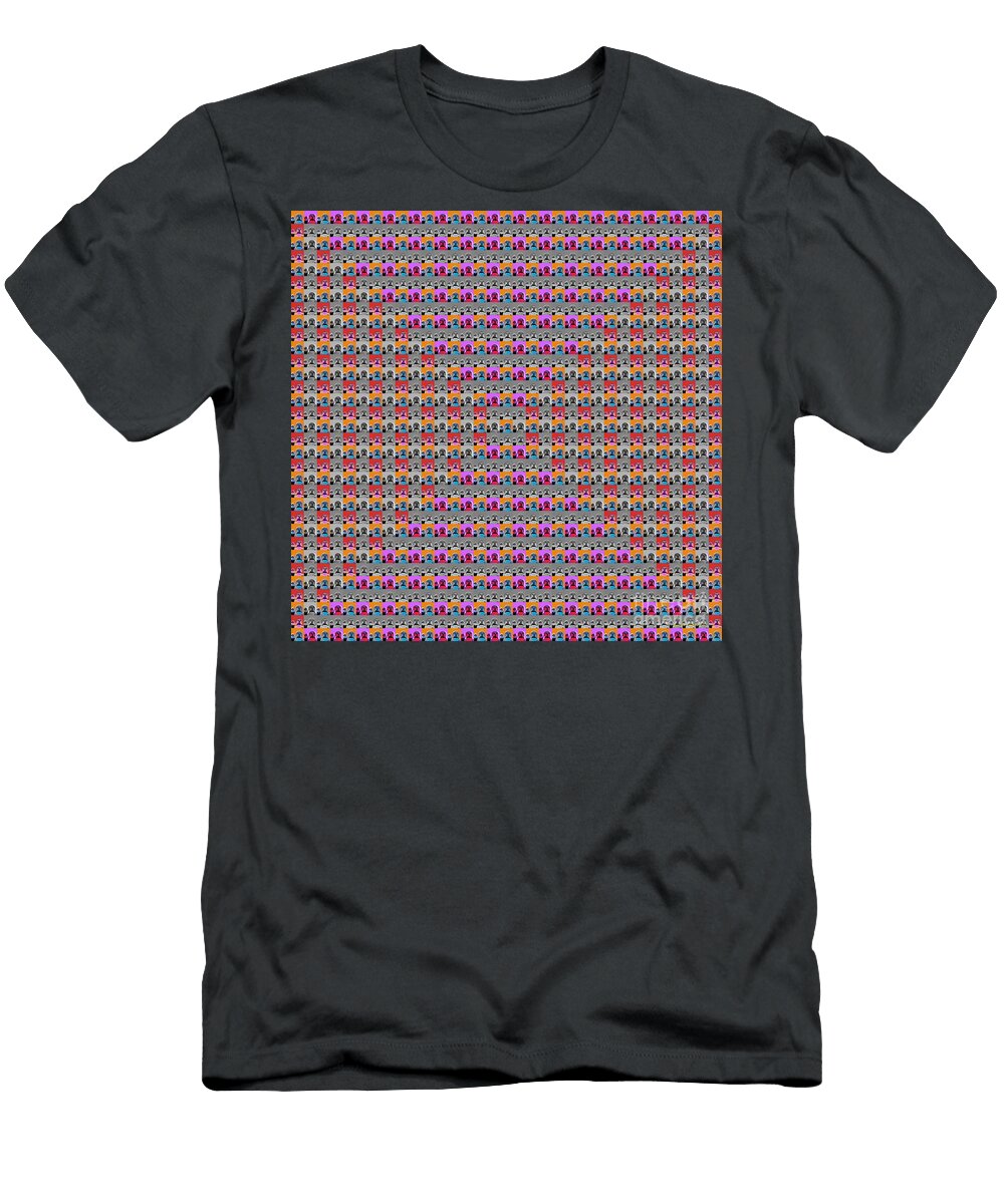 1000 Buddhas Pop Art 2 Jean Luc Comperat T-Shirt