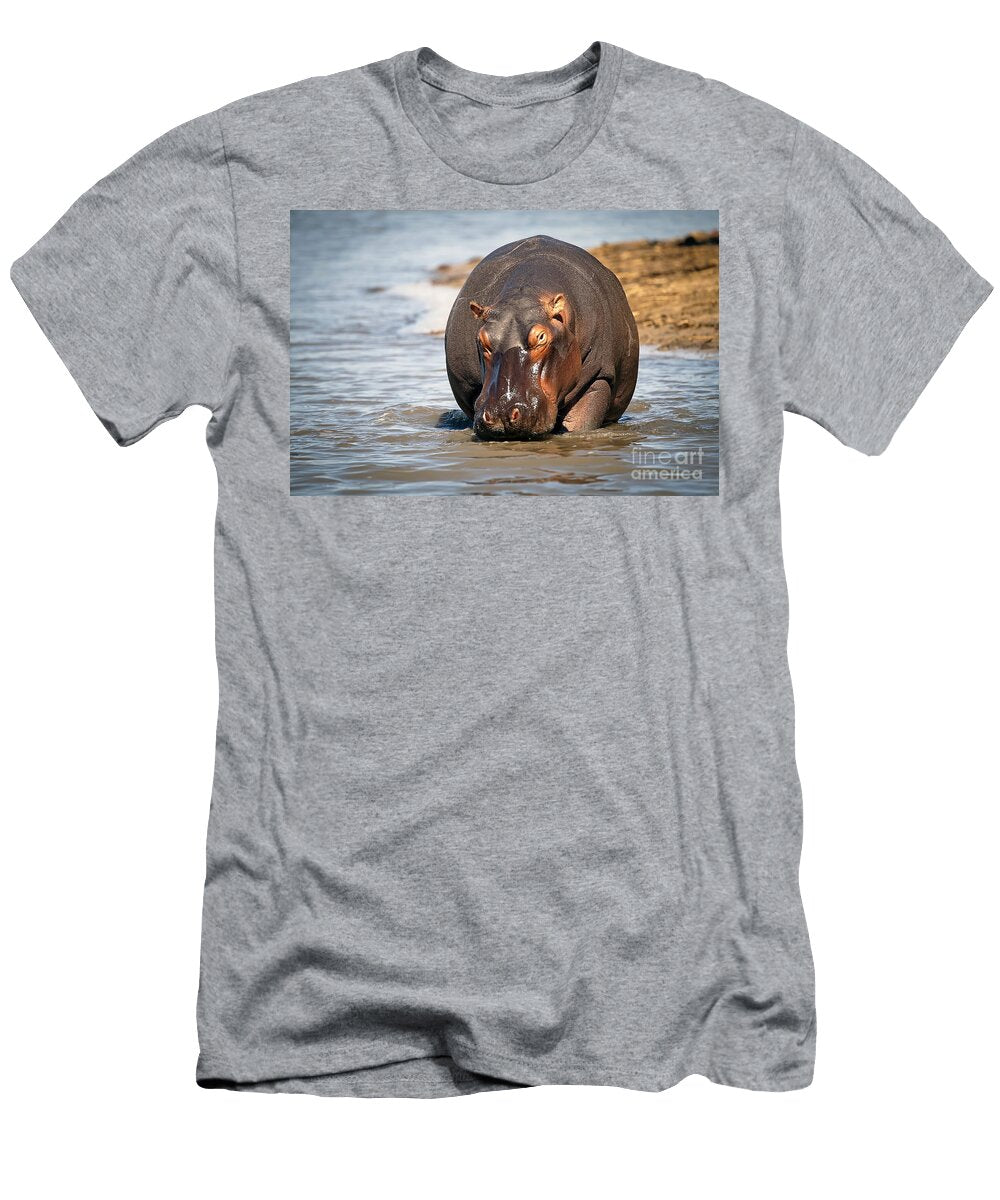 1045 Hippopotamus Steve Sturgill T-Shirt