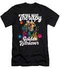 11 the Best Therapy Is a Golden Retriever Dog Mom Dad Goldie Maximus Designs T-Shirt