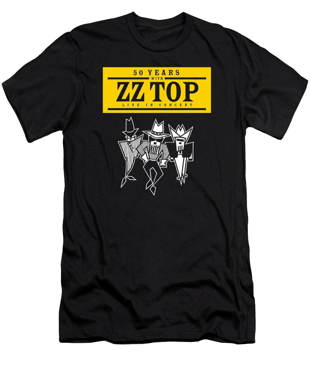11 Zz Top American Rock Kenneth Cescoti T-Shirt