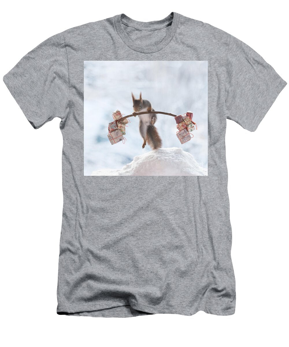 116 Squirrel Red Squirrel Sciurus Vulgaris Eurasian Red Squirrel Geert Weggen T-Shirt